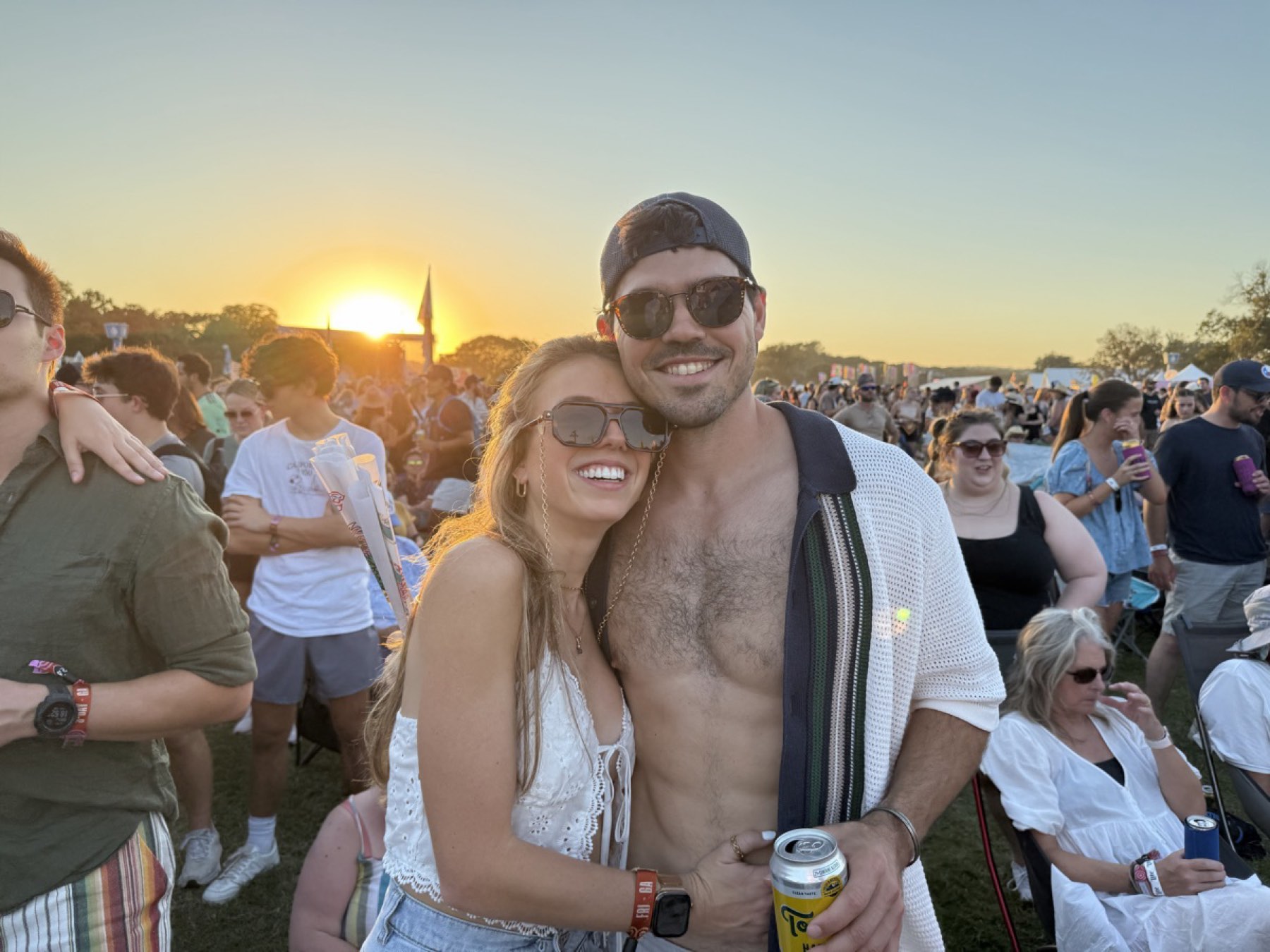 Hunter and Mary enjoying an Austin afternoon