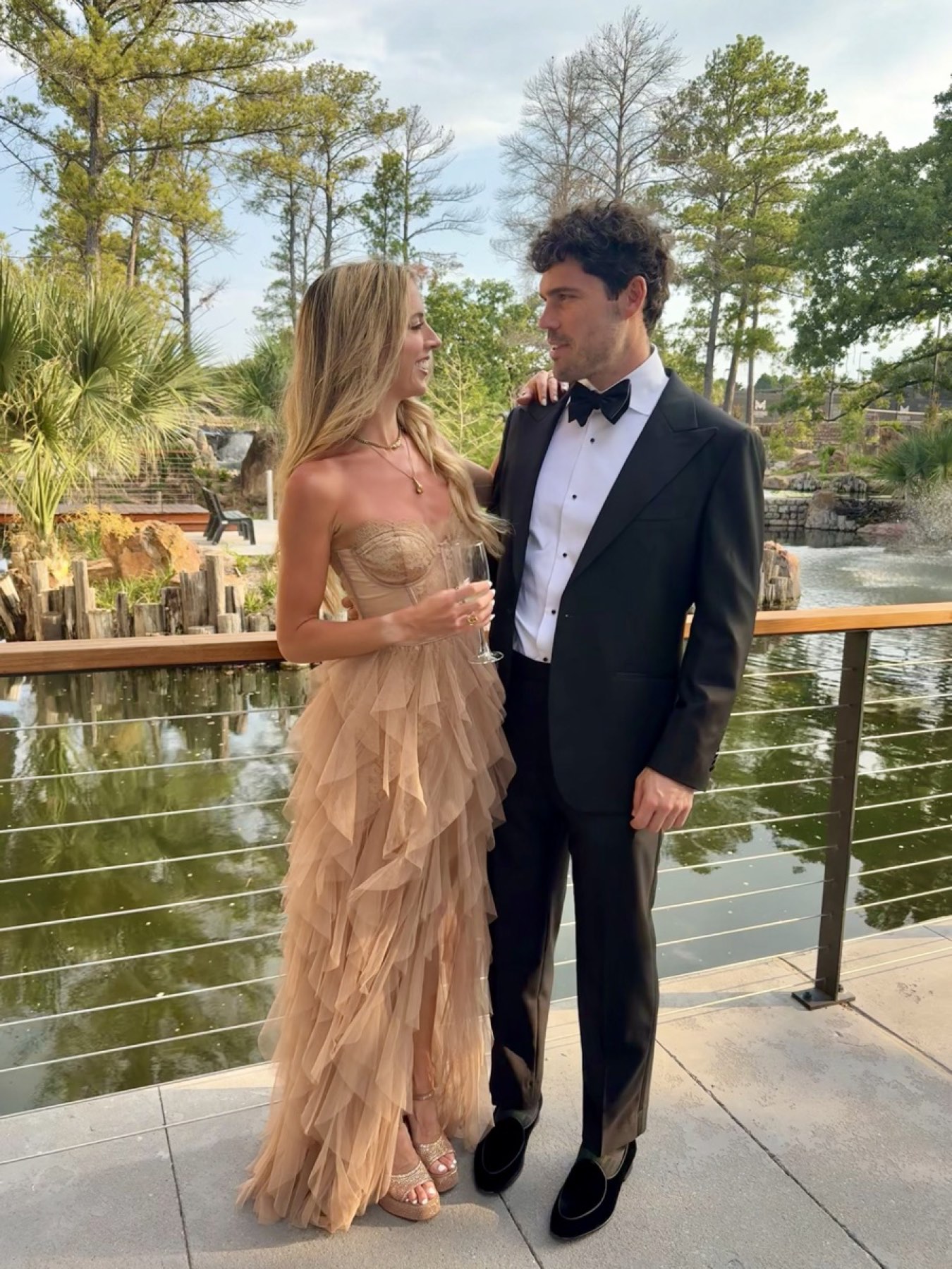 Hunter and Mary dressed for the proposal celebration